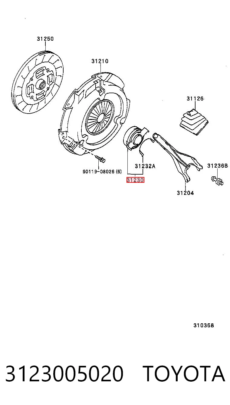 Подшипник сцепления выжимной VALEO PRB62
