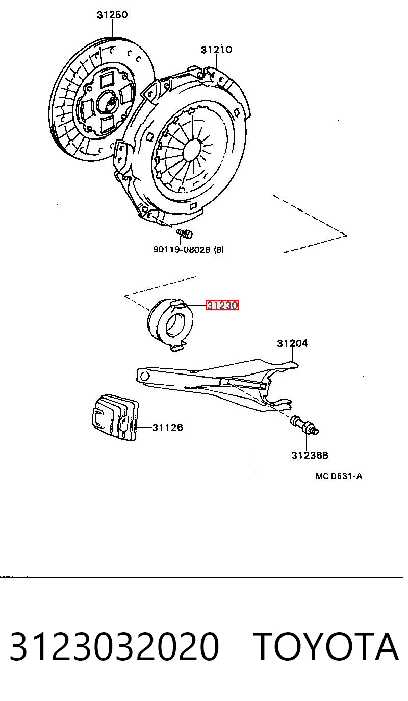 60SCRN31T Nachi Подшипник выжимной сцепления