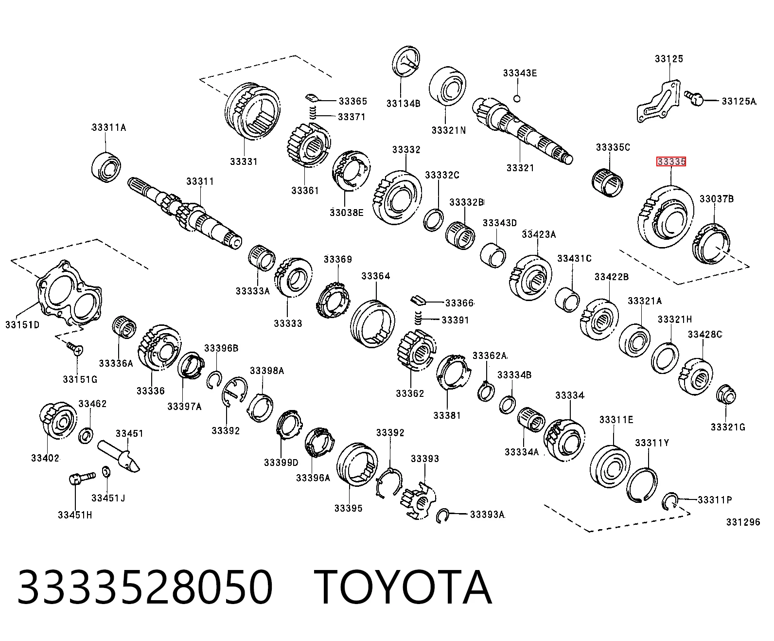 3333528050 Toyota