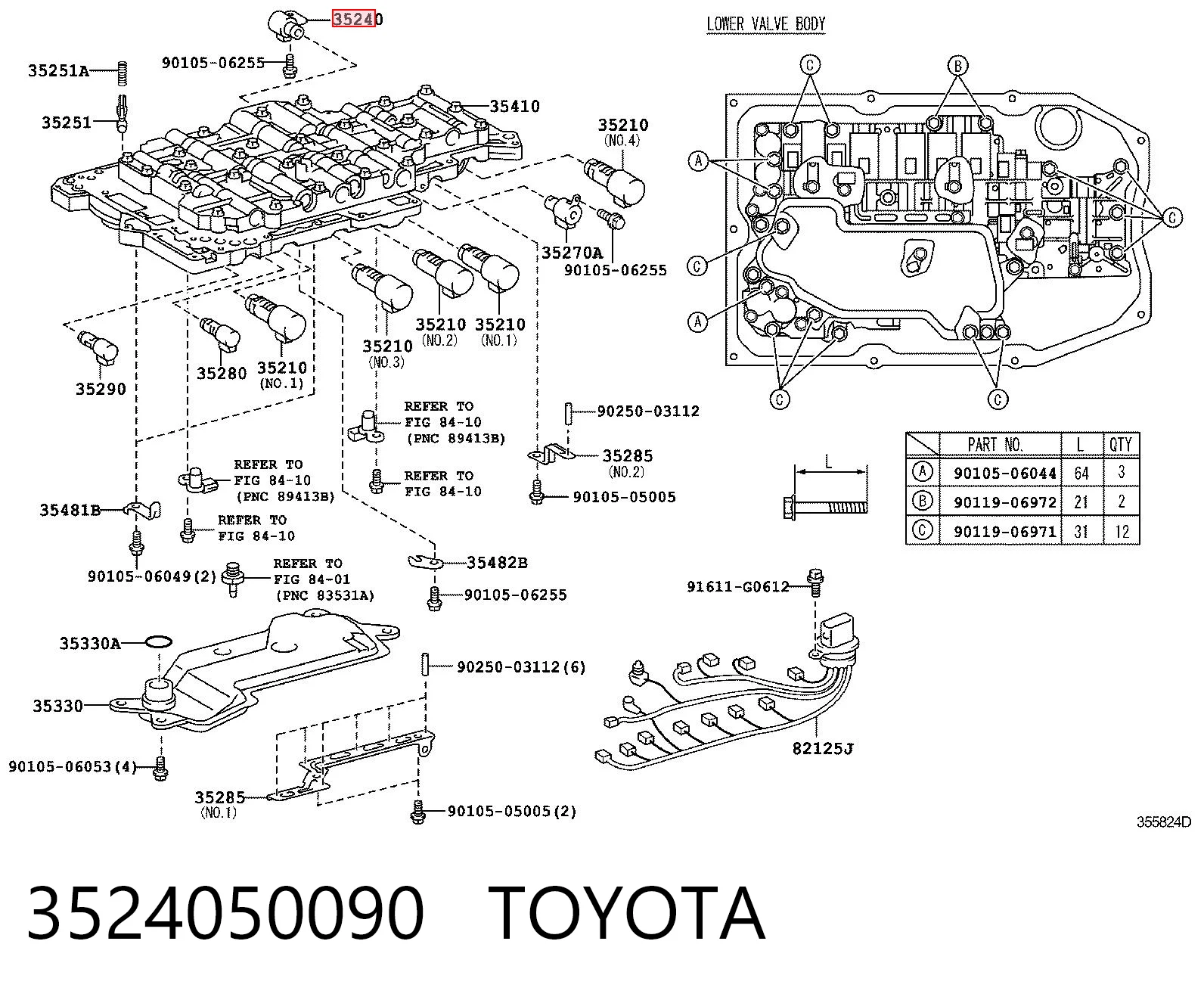 3524050090 Toyota