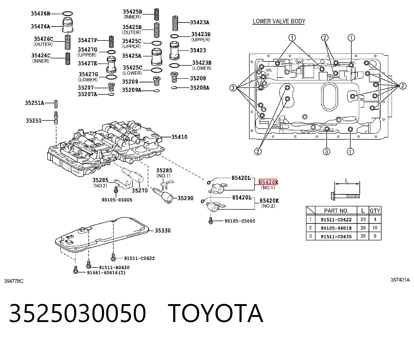 3525030050 Toyota 