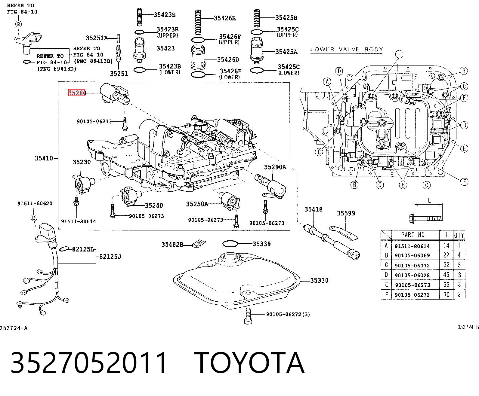 3527052011 Toyota 