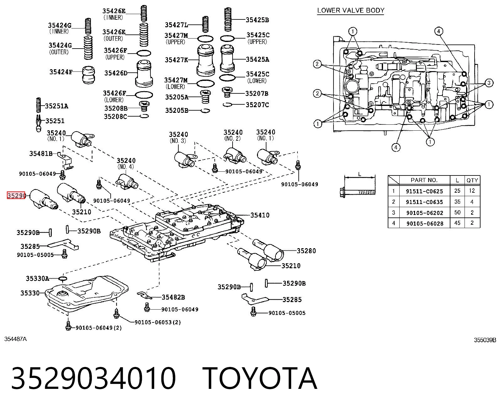 3529034010 Toyota Масляный фильтр АКПП