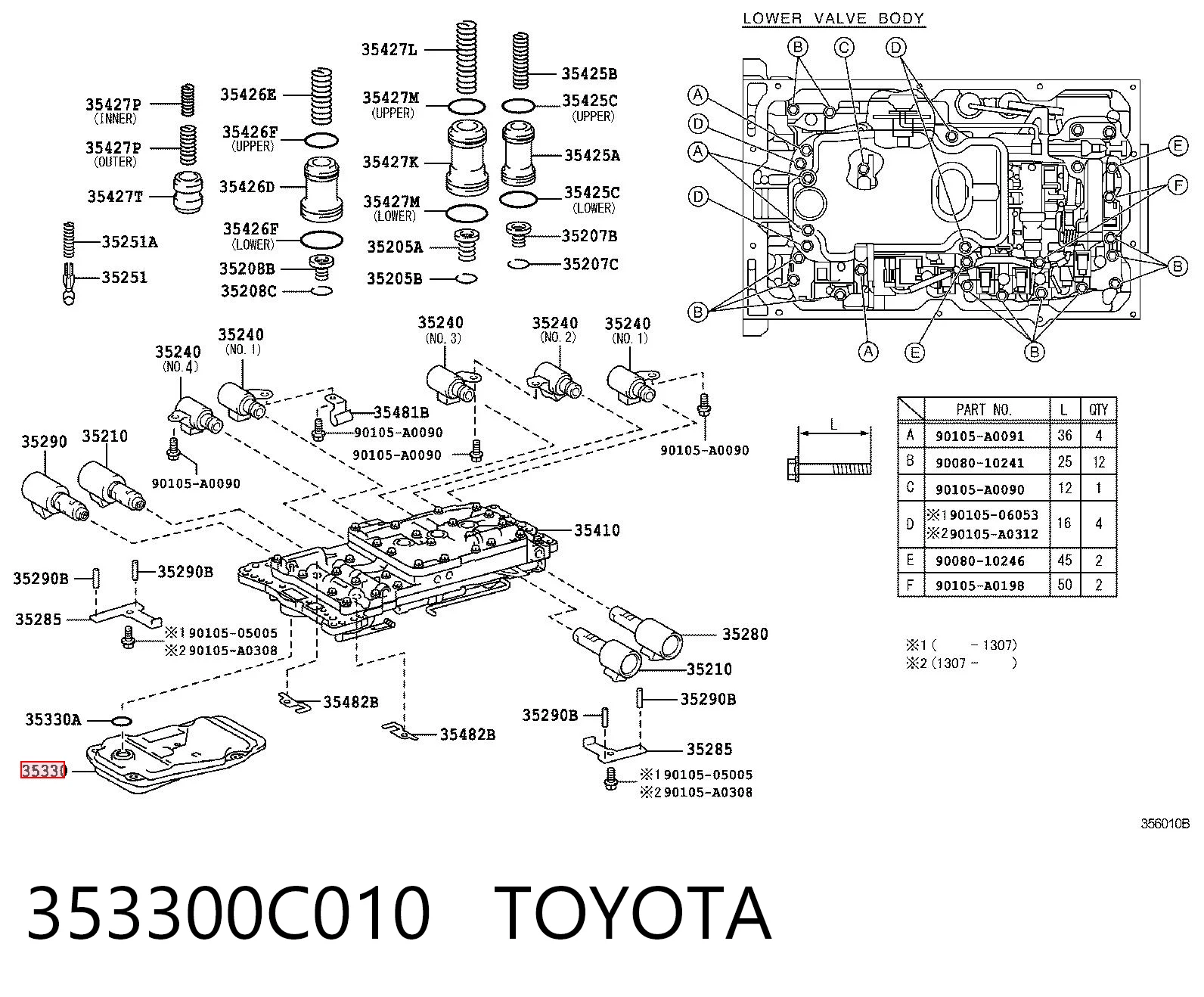 353300C010 Toyota Масляный фильтр АКПП