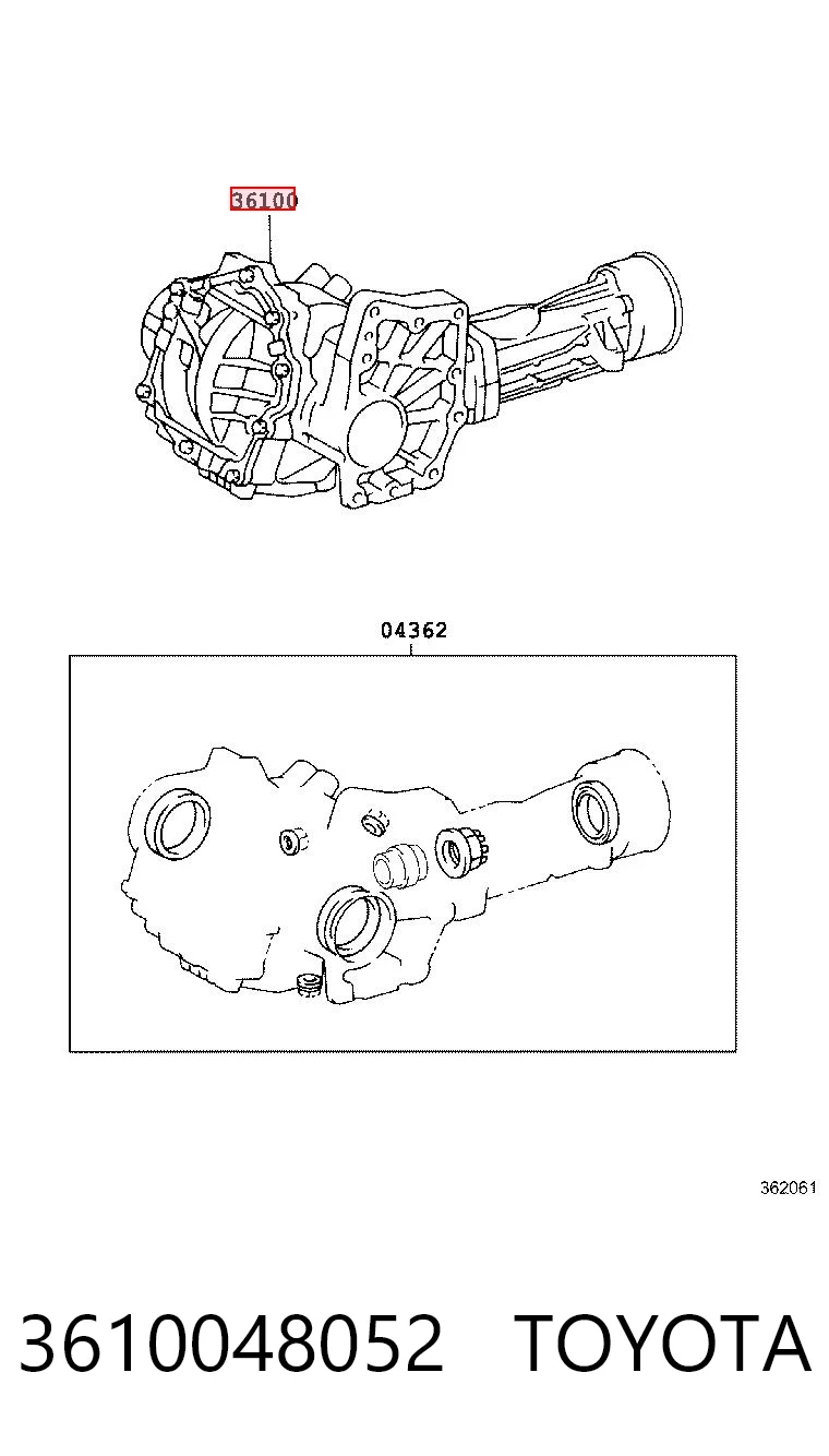 Раздатка, коробка раздаточная на Toyota Highlander III U5