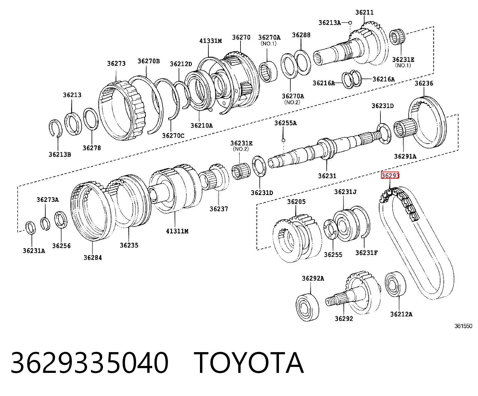 Купить 3629335040 Morse Цепь привода раздаточной коробки