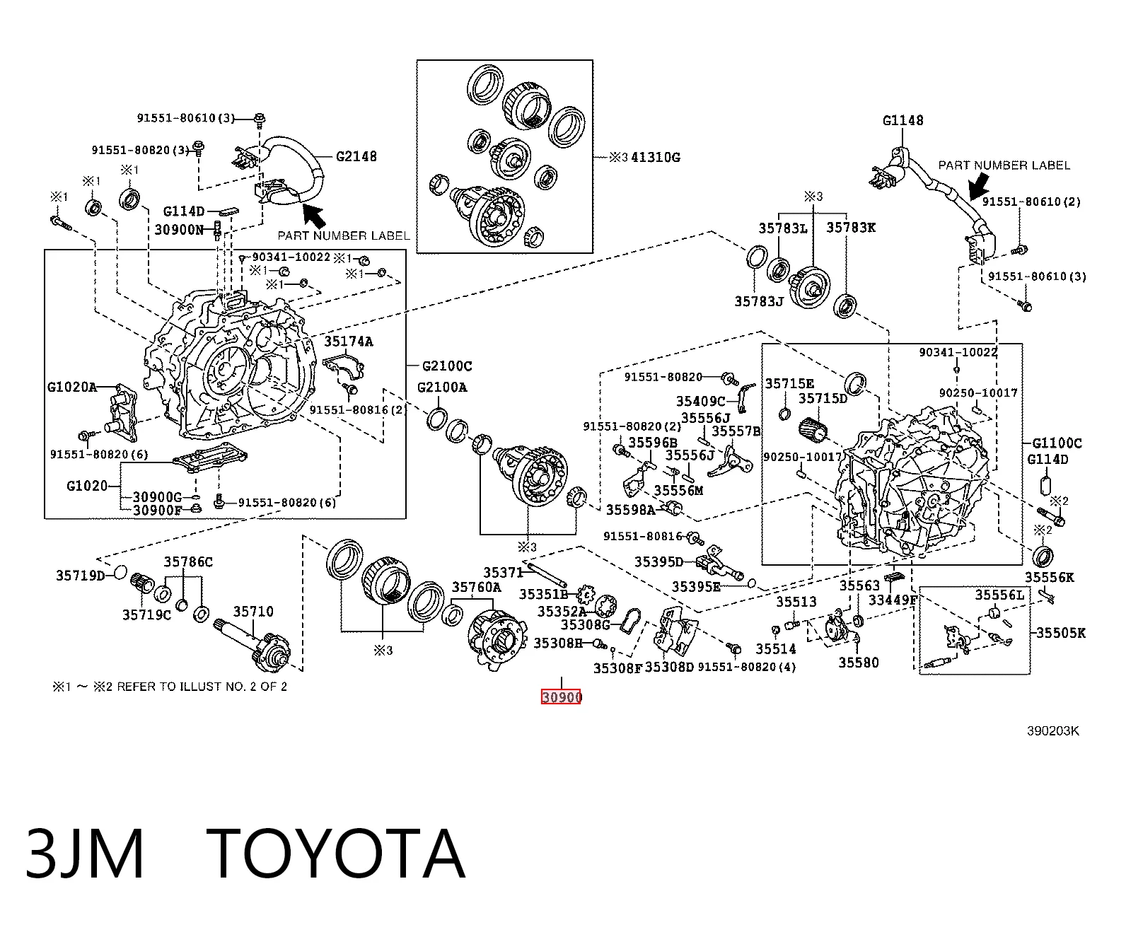 3JM Toyota Автоматическая коробка передач