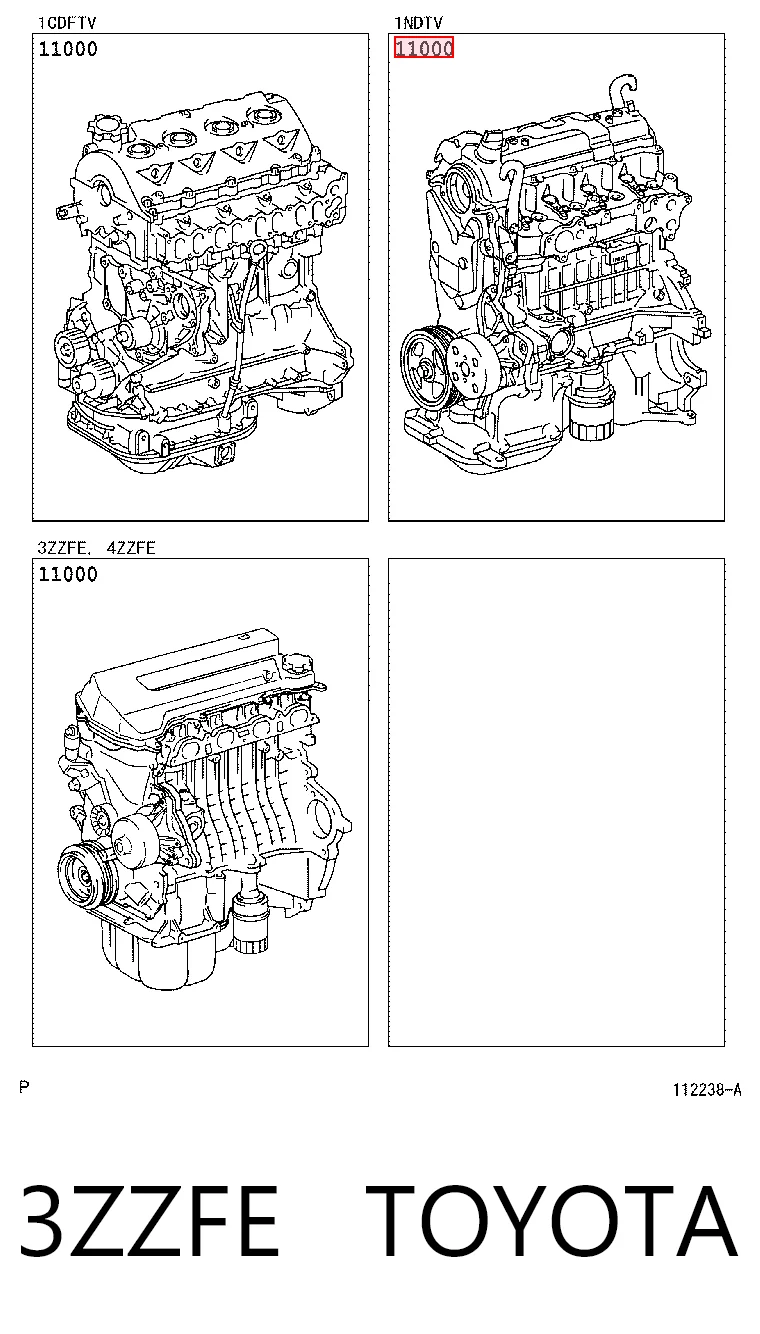 3ZZFE Toyota Мотор в сборе