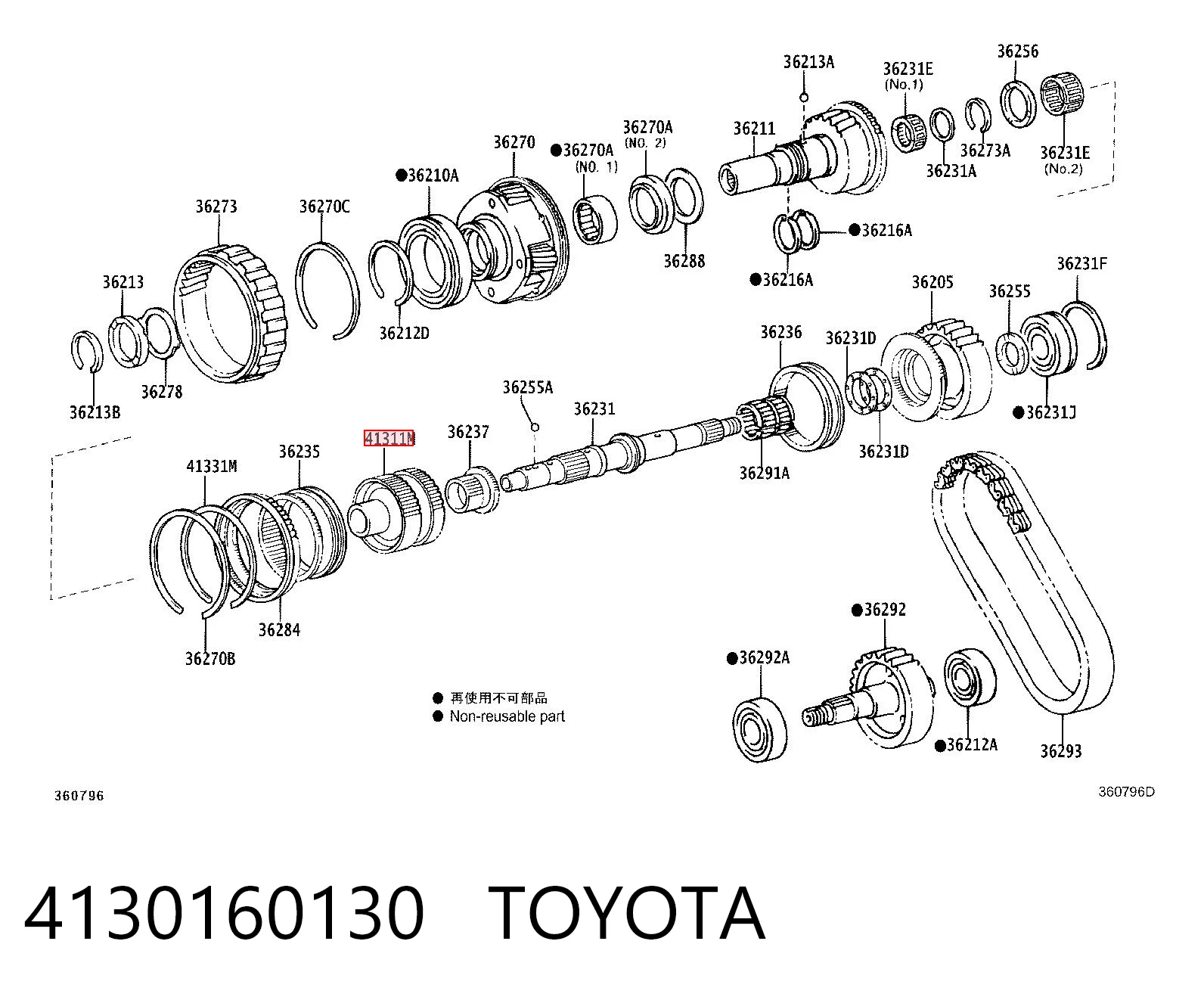 4130160130 Toyota