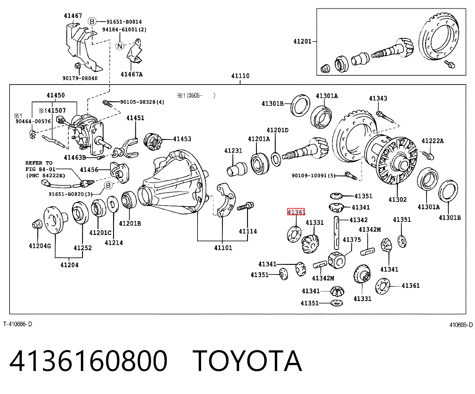 4136160800 Toyota