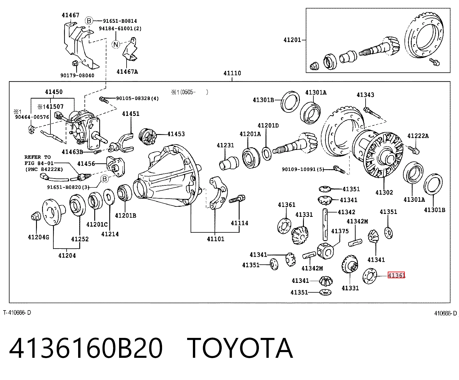 4136160B20 Toyota