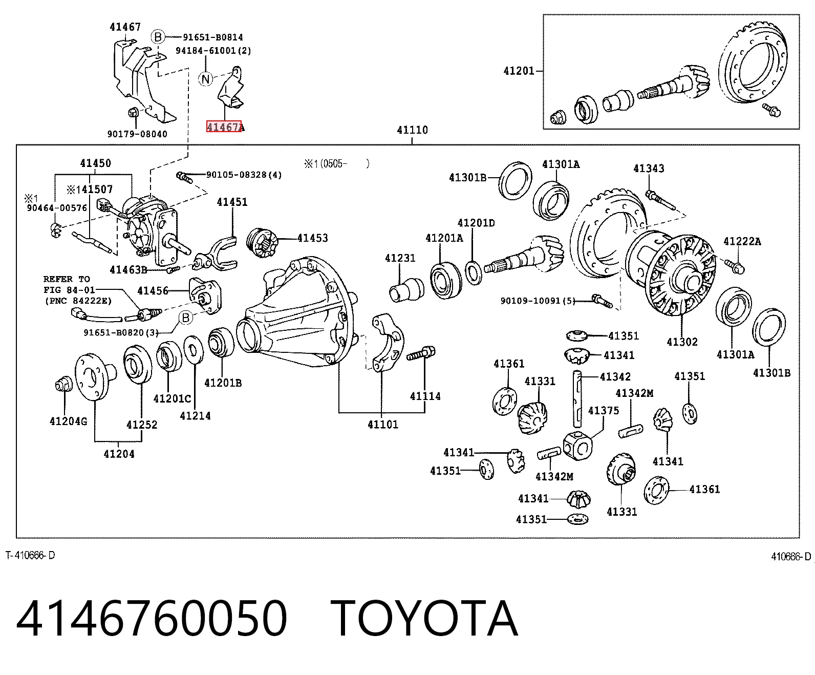 4146760050 Toyota