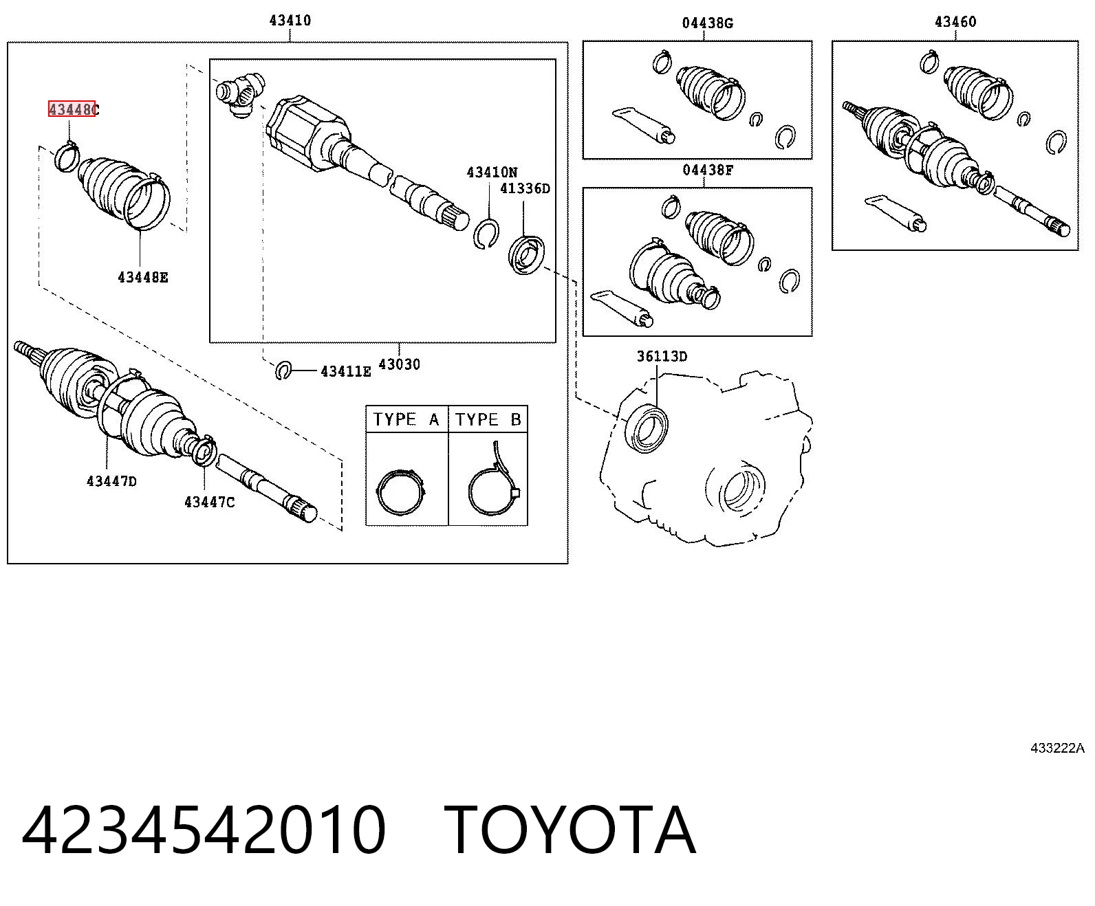 4234542010 Toyota
