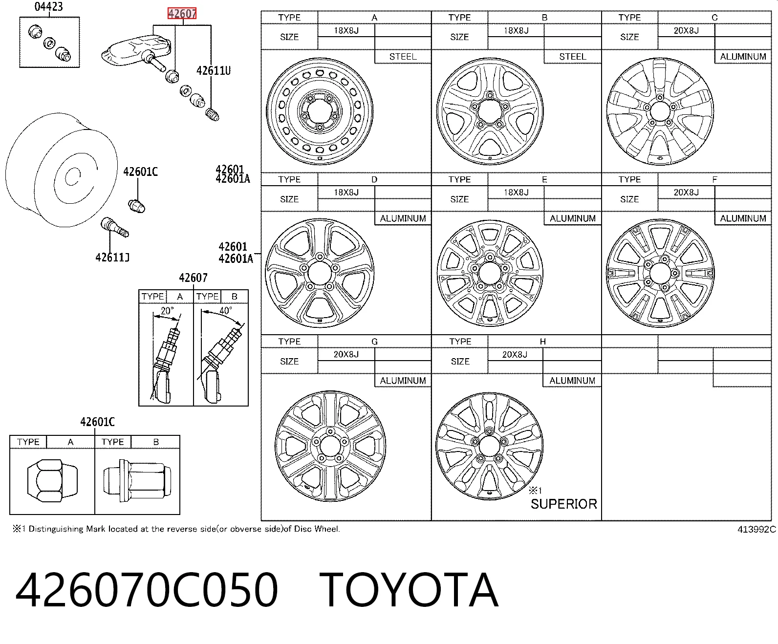 Датчик давления воздуха в шинах Honda 42753S2A305