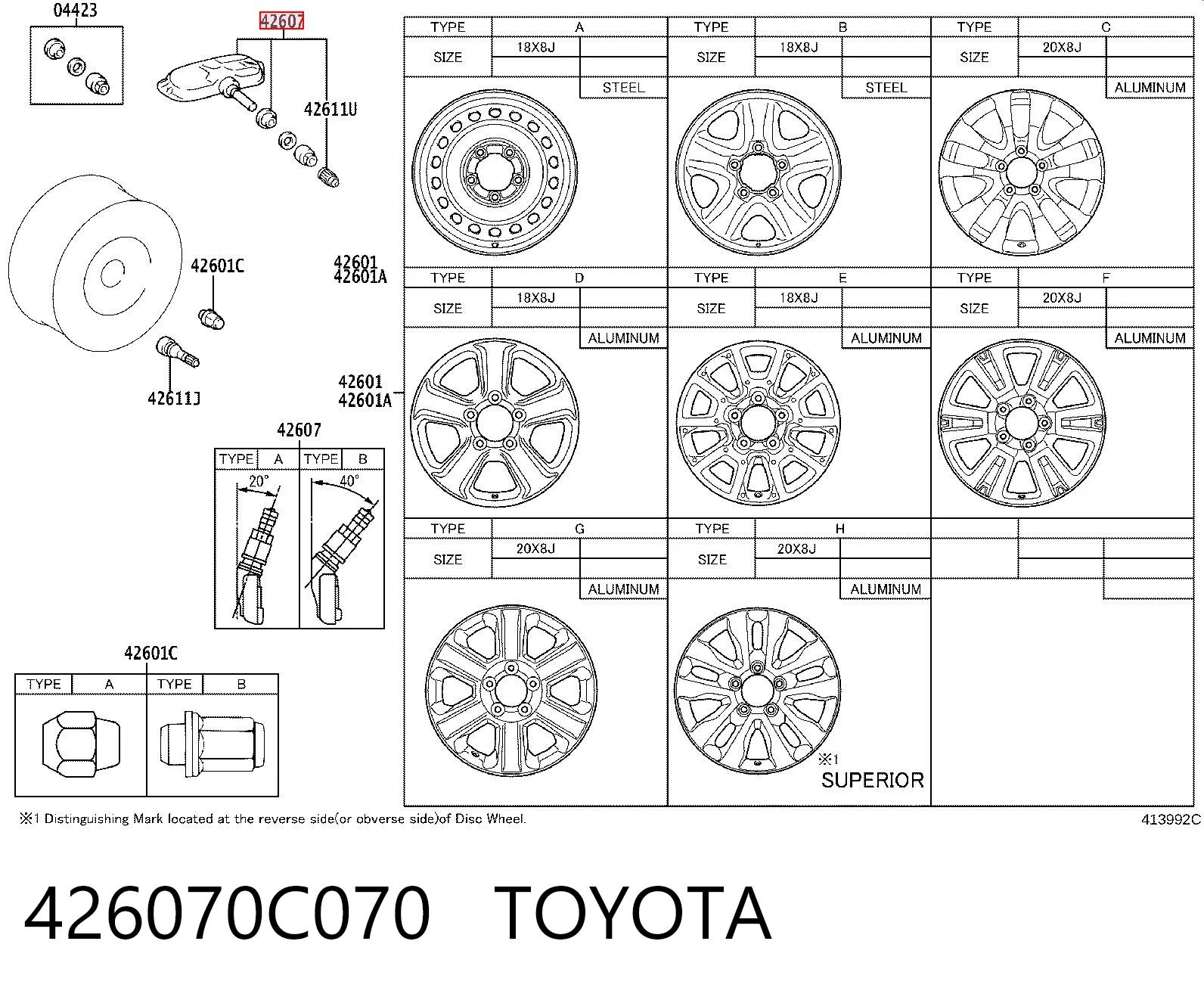 Датчик давления в шинах 42753S2A305 Honda