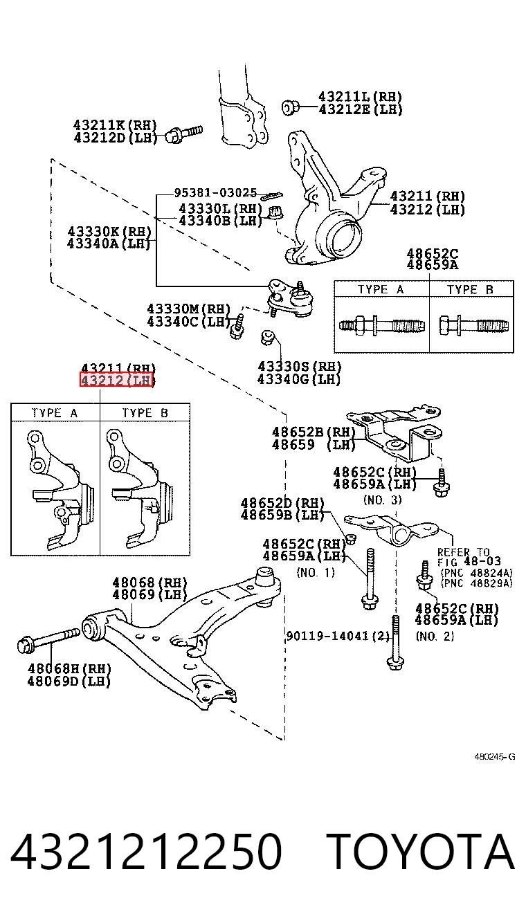 4321212250 Toyota