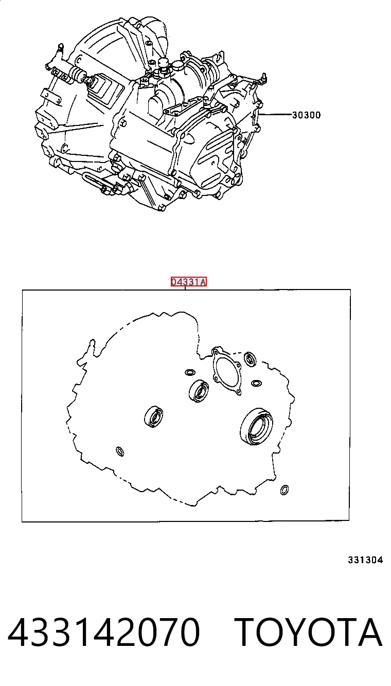 433142070 Toyota