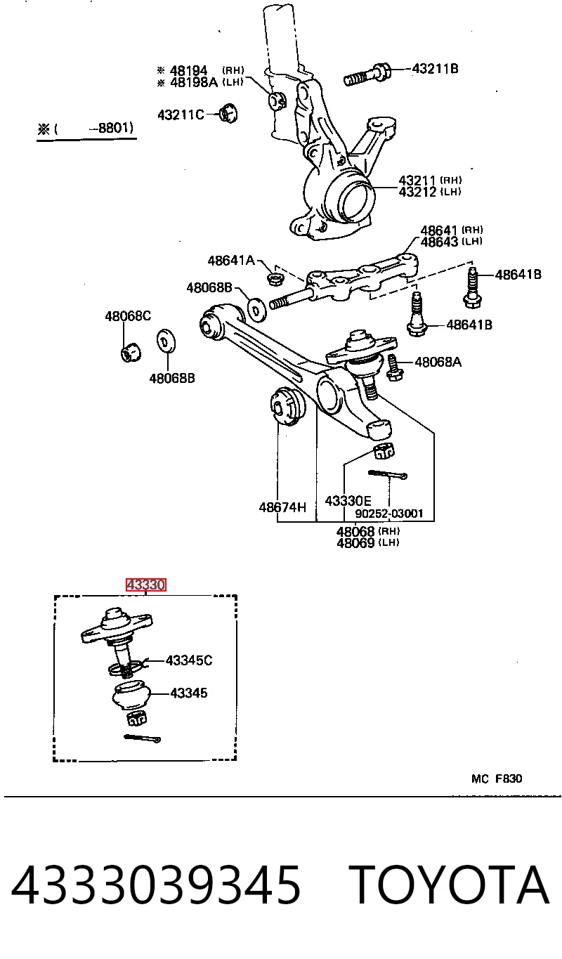 Купить NSBJ1001 NIPPON MOTORS Нижняя шаровая опора