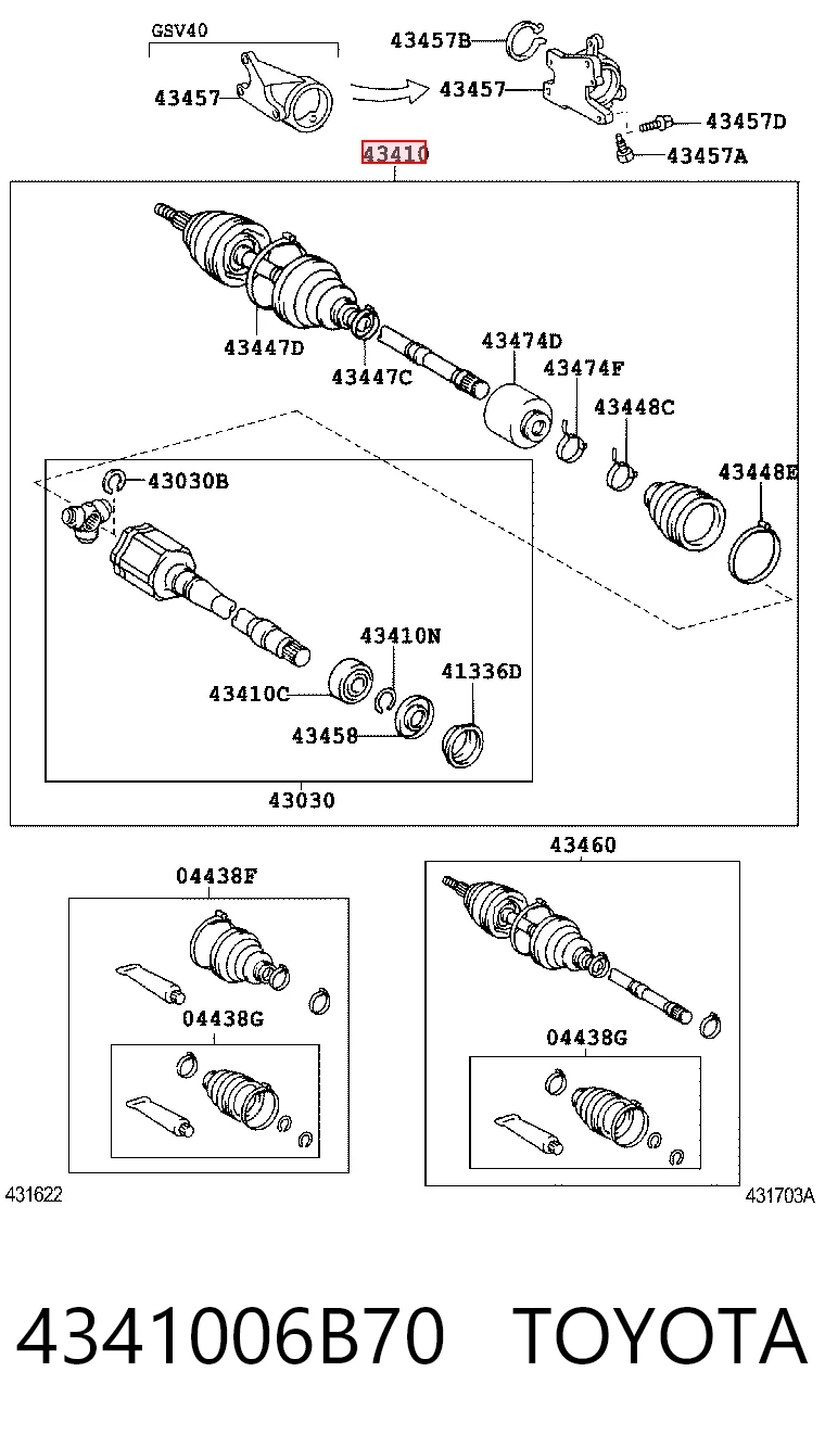 Привод передний правый TPS TPS00057B цена, от 140.37 USD