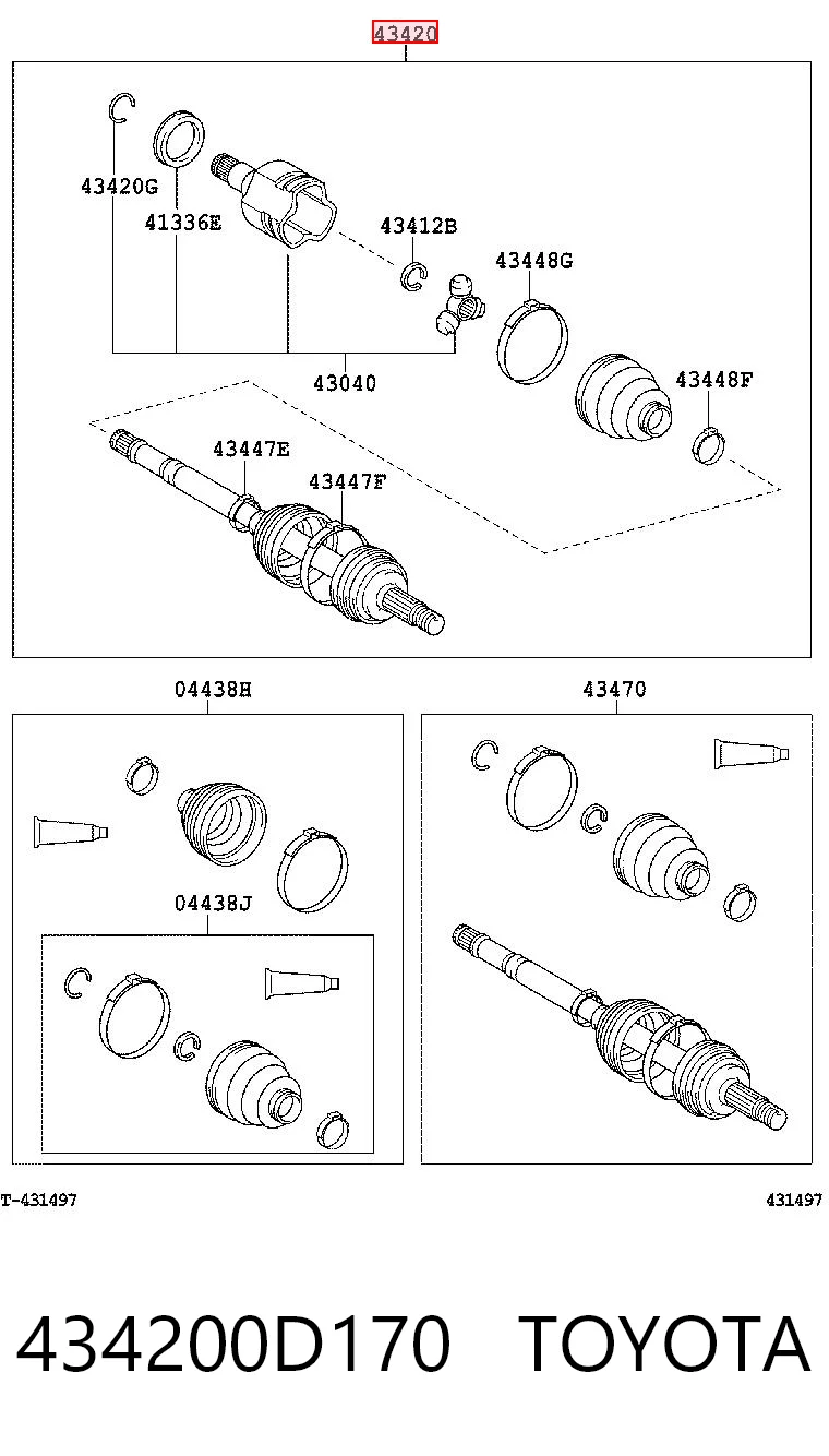 Привод передний левый Toyota Yaris хэтчбек (SP90) (2005 - 2011) цена, от 68.42 USD