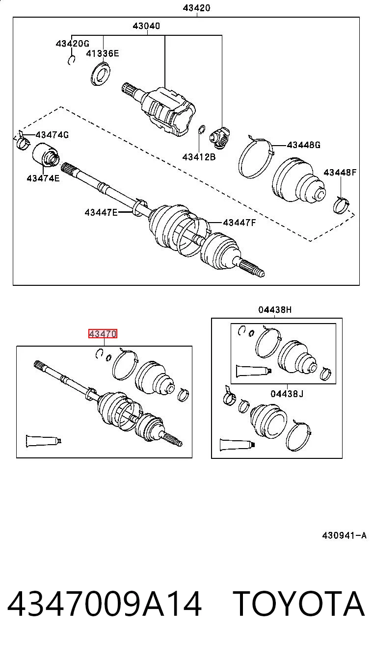 BB3671 Posterparts Полуось передняя левая