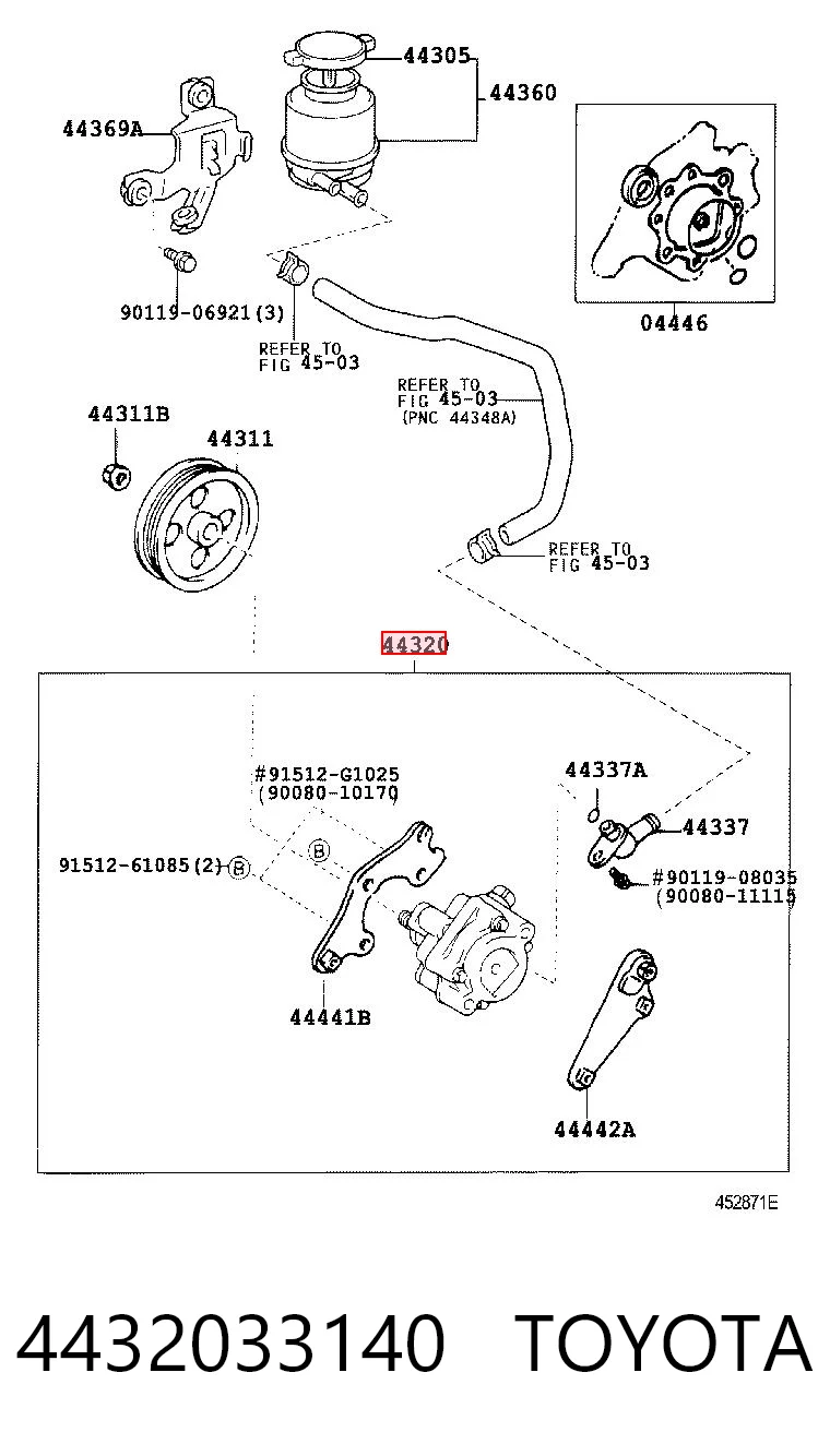 TY9013 AGR ГУР руля