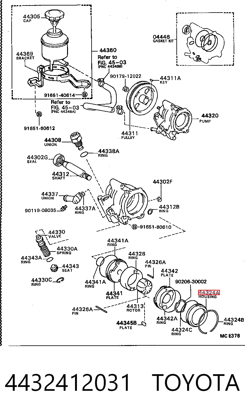 4432412031 Toyota