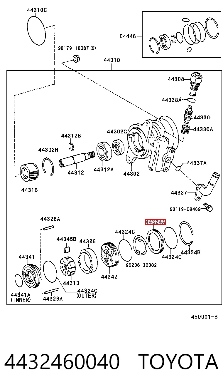 4432460040 Toyota