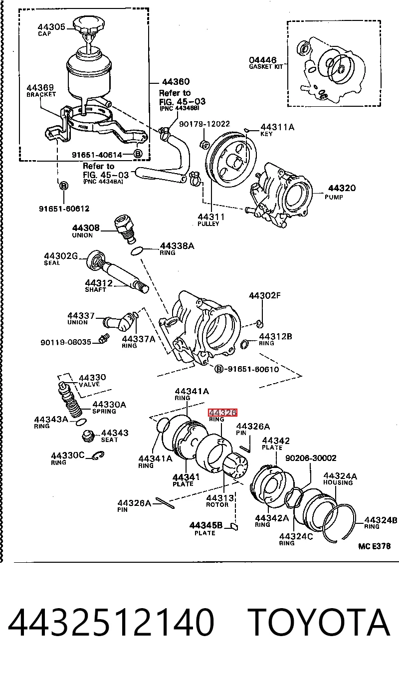4432512140 Toyota