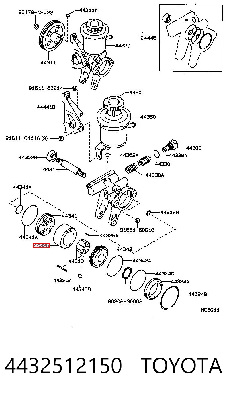 4432512150 Toyota