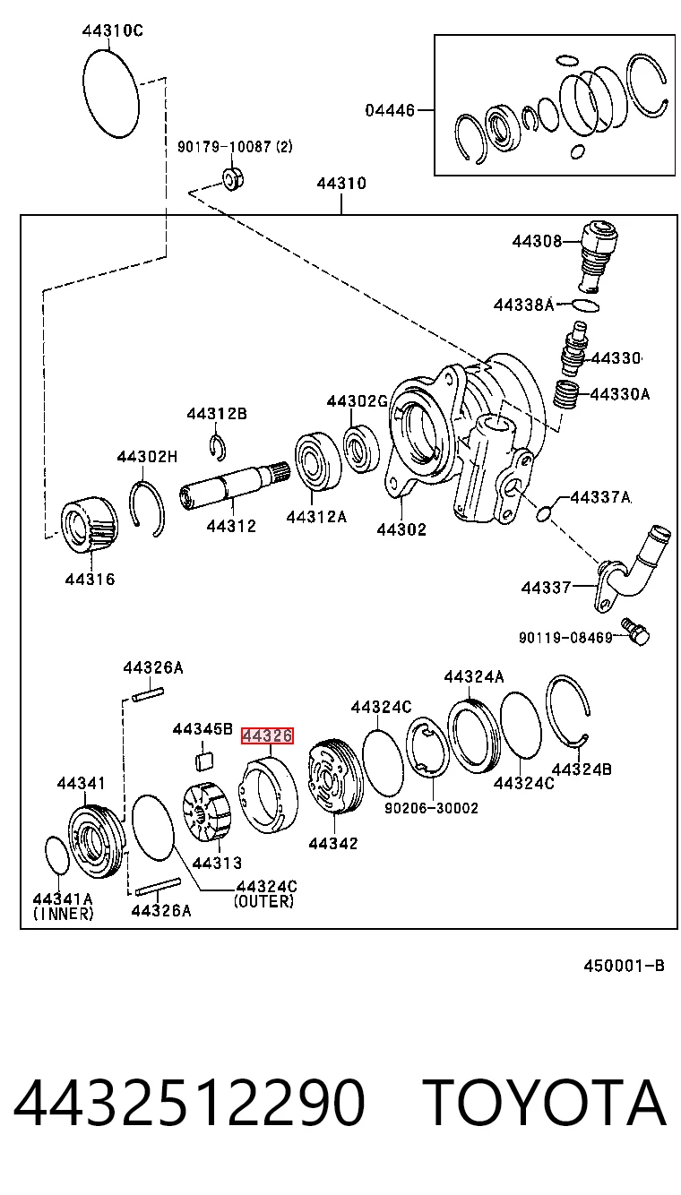 4432512290 Toyota