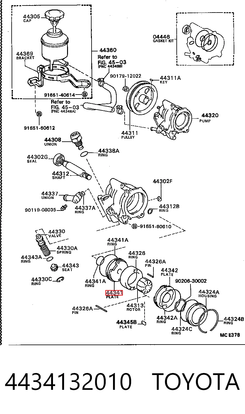 4434132010 Toyota