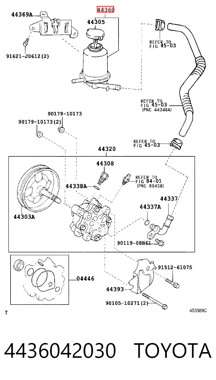 4436042030 Toyota Бак масляный