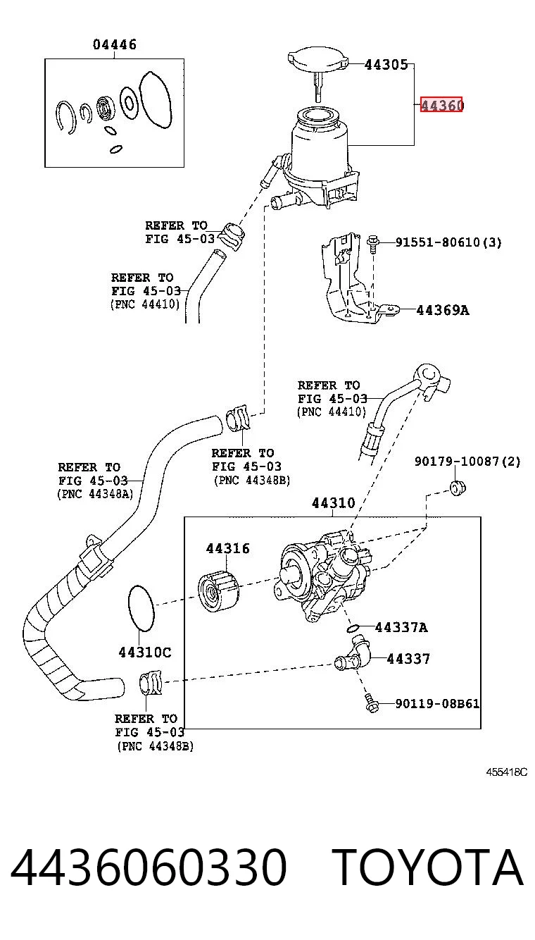 Бак масляный на Toyota Land Cruiser PRADO J150