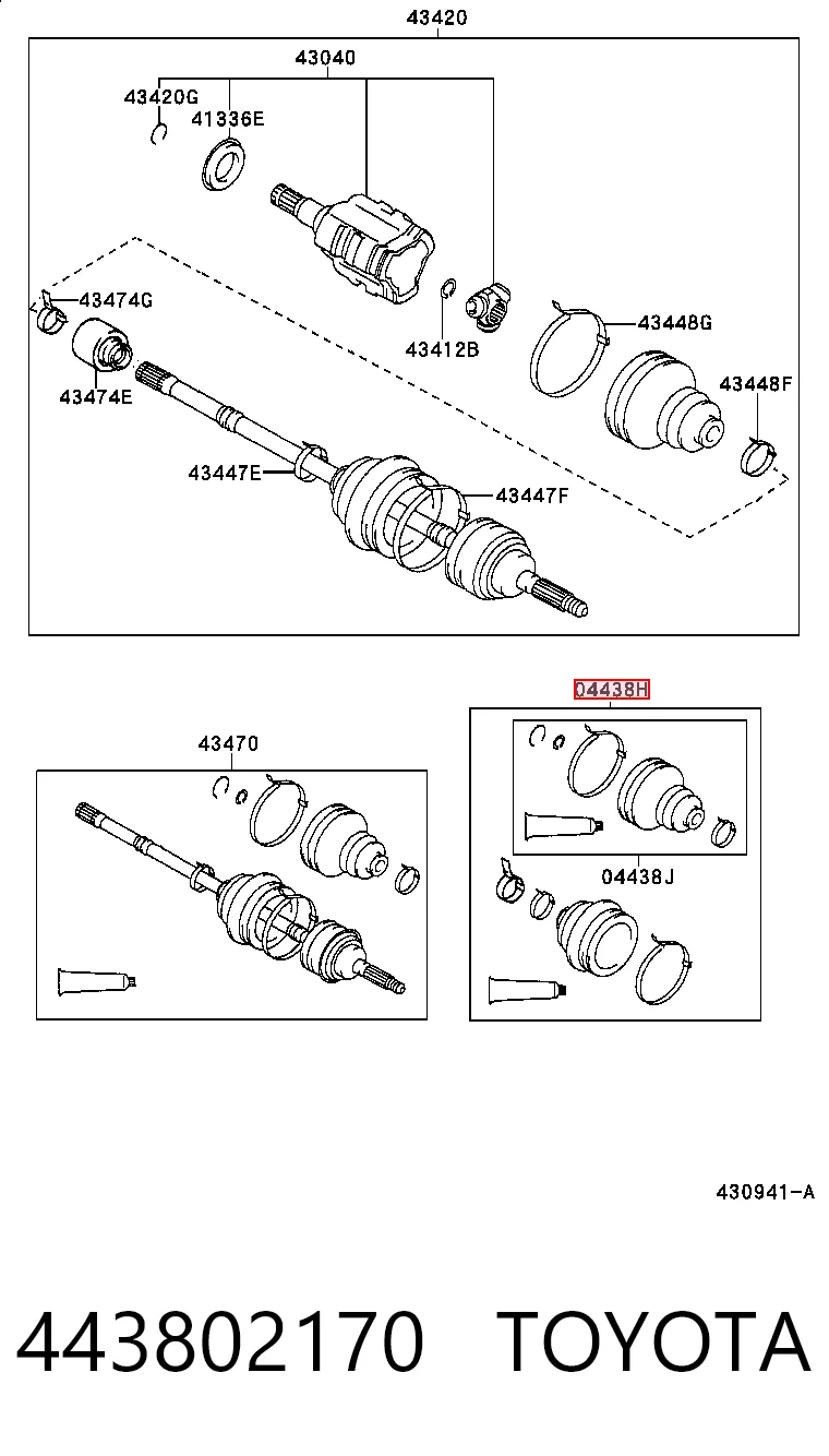 Пыльники шрусов TY0155 DAC