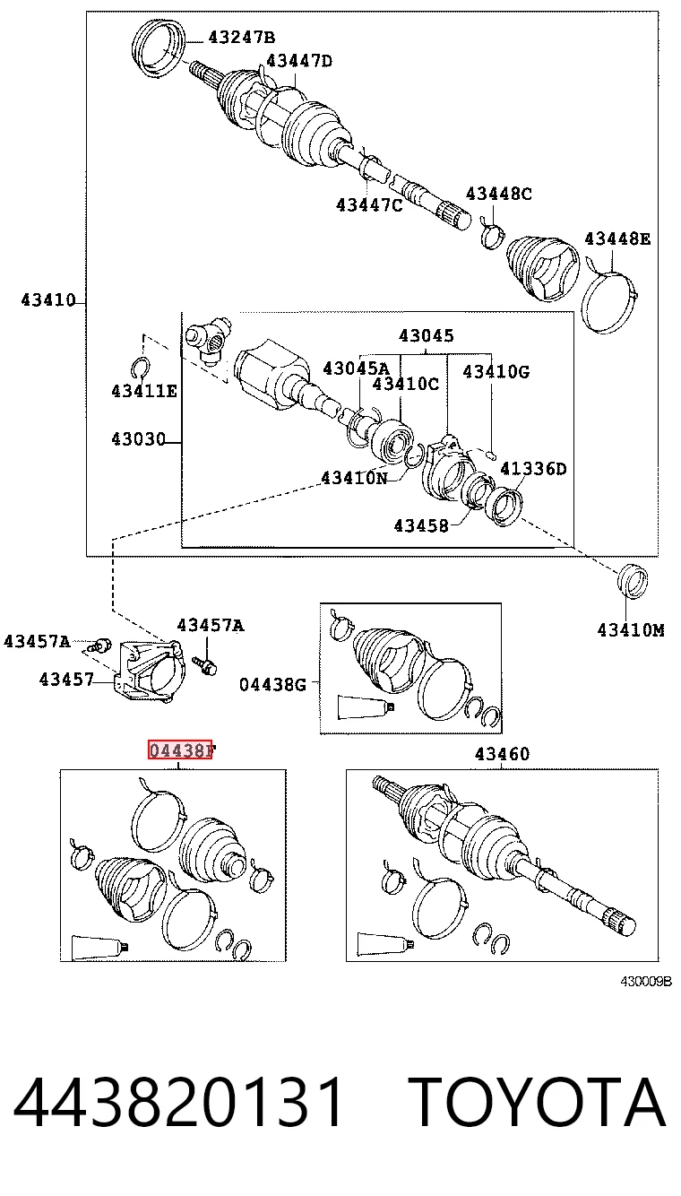 Пыльники ШРУСов передней полуоси, комплект DAC TY0259 цена, от 10.53 USD