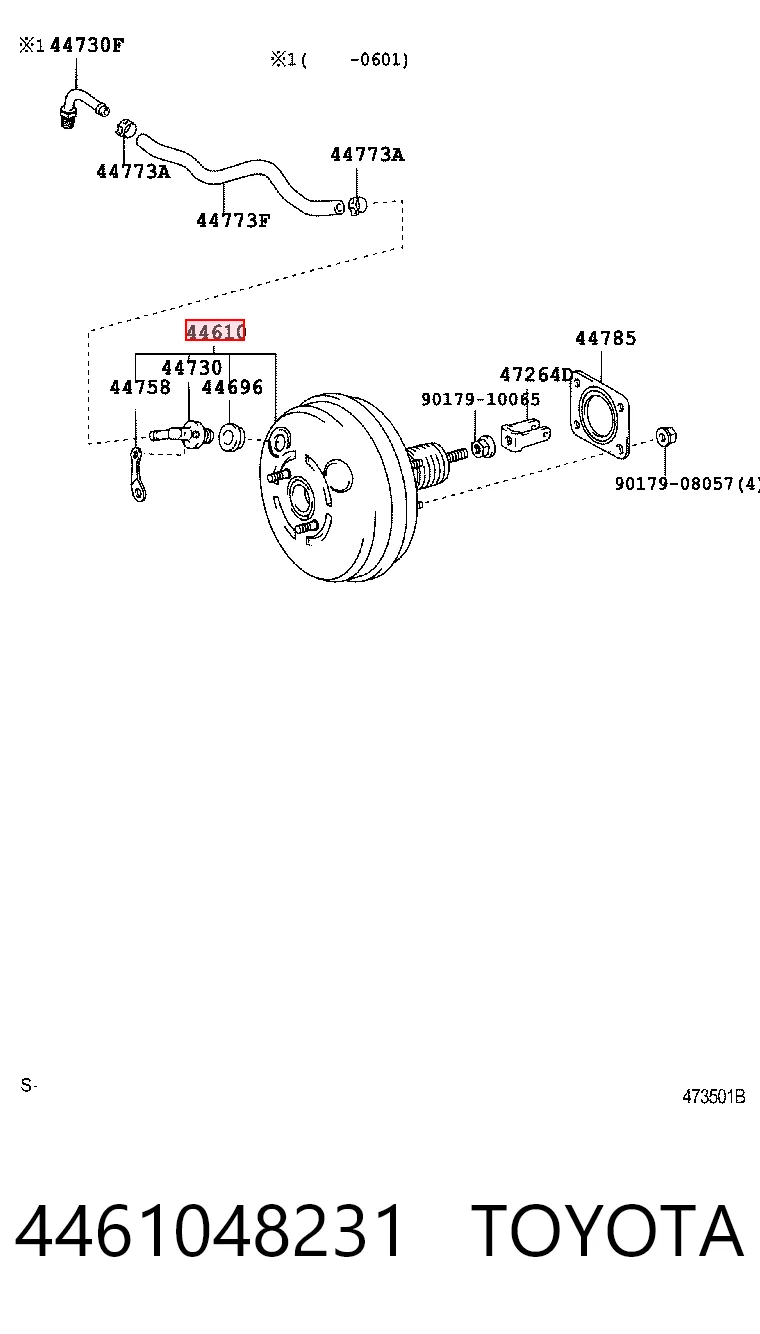 Усилитель тормоза вакуумный на Lexus RX 300/330/350/400H U3