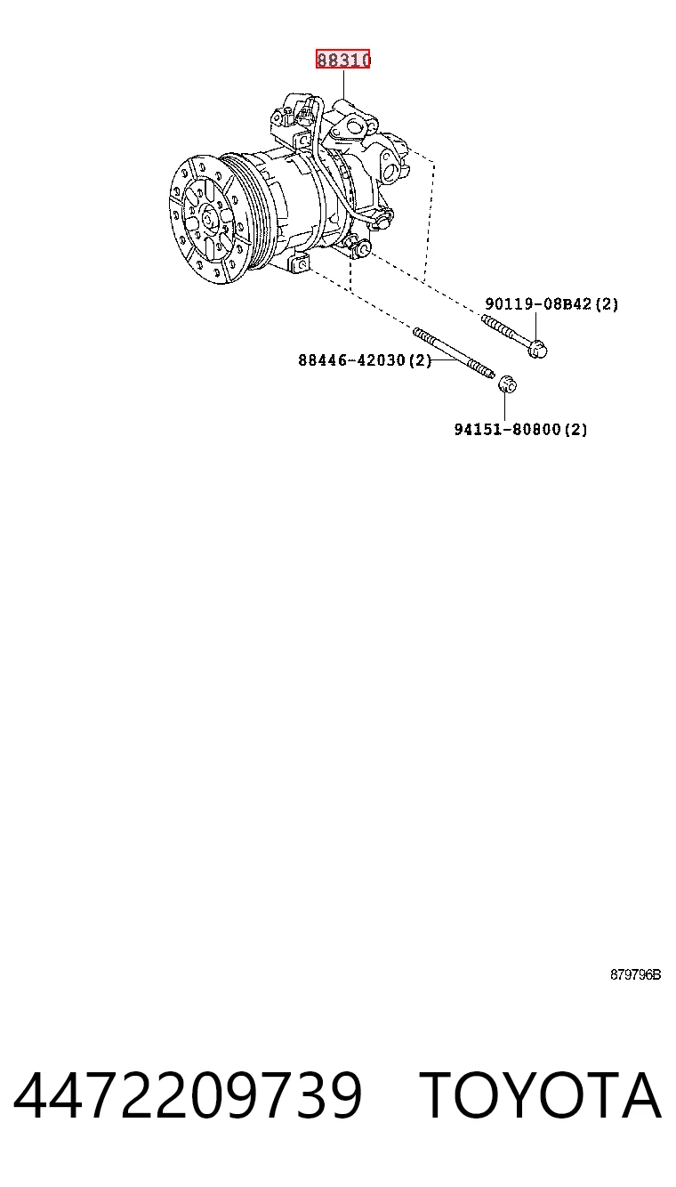 Компрессор системы кондиционирования Polcar DCP50240 цена, от 363.76 USD