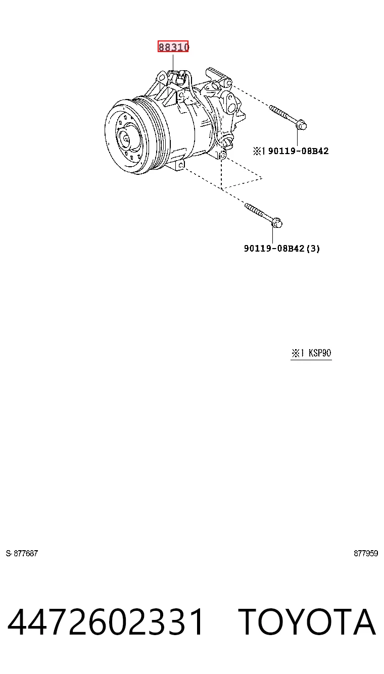 Компрессор кондиционера DCP50240 Polcar