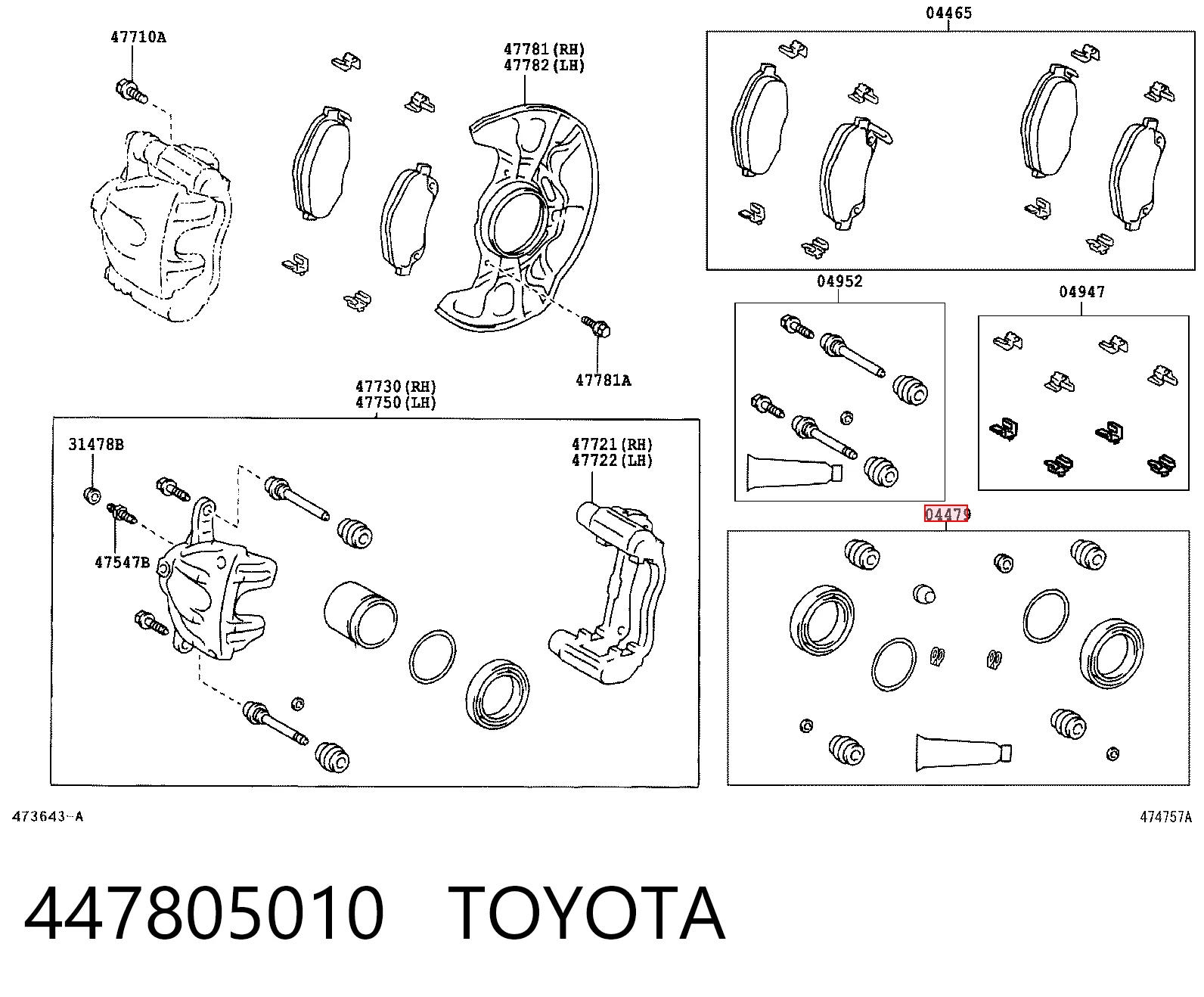 447805010 Toyota