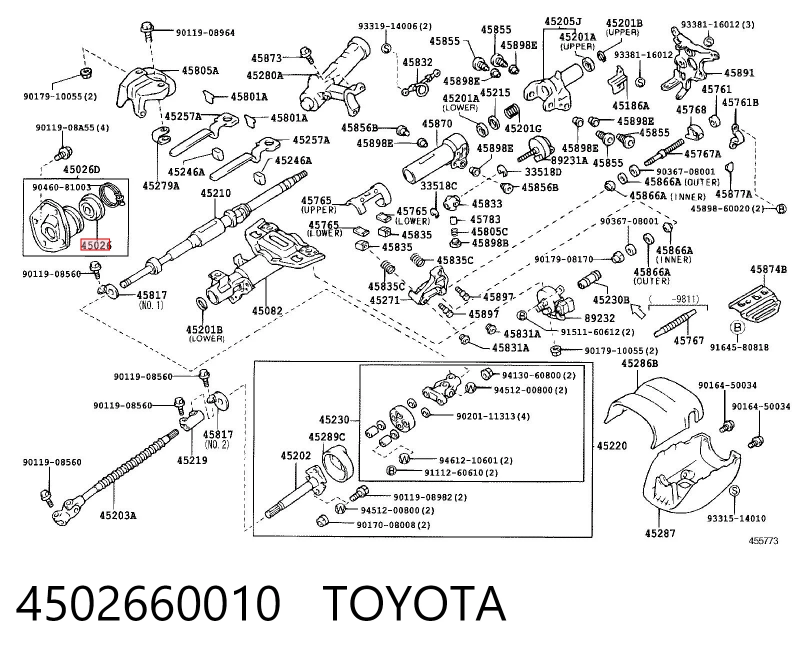 4502660010 Toyota