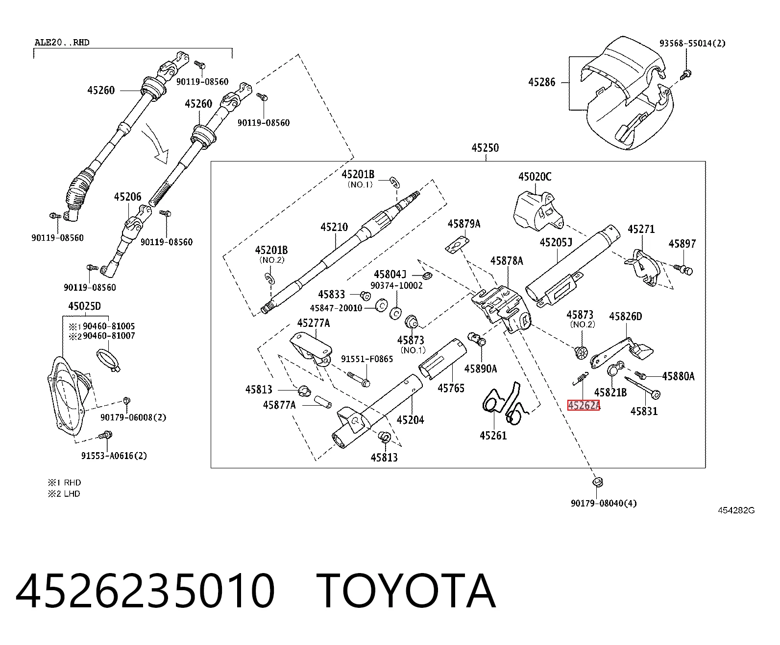 4526235010 Toyota 