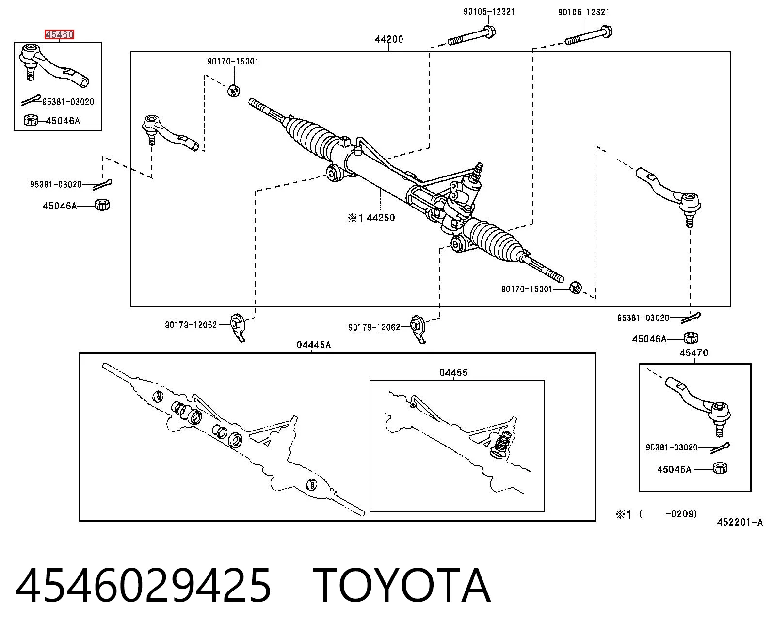 I12083 Japan Cars Наружный наконечник рулевой тяги