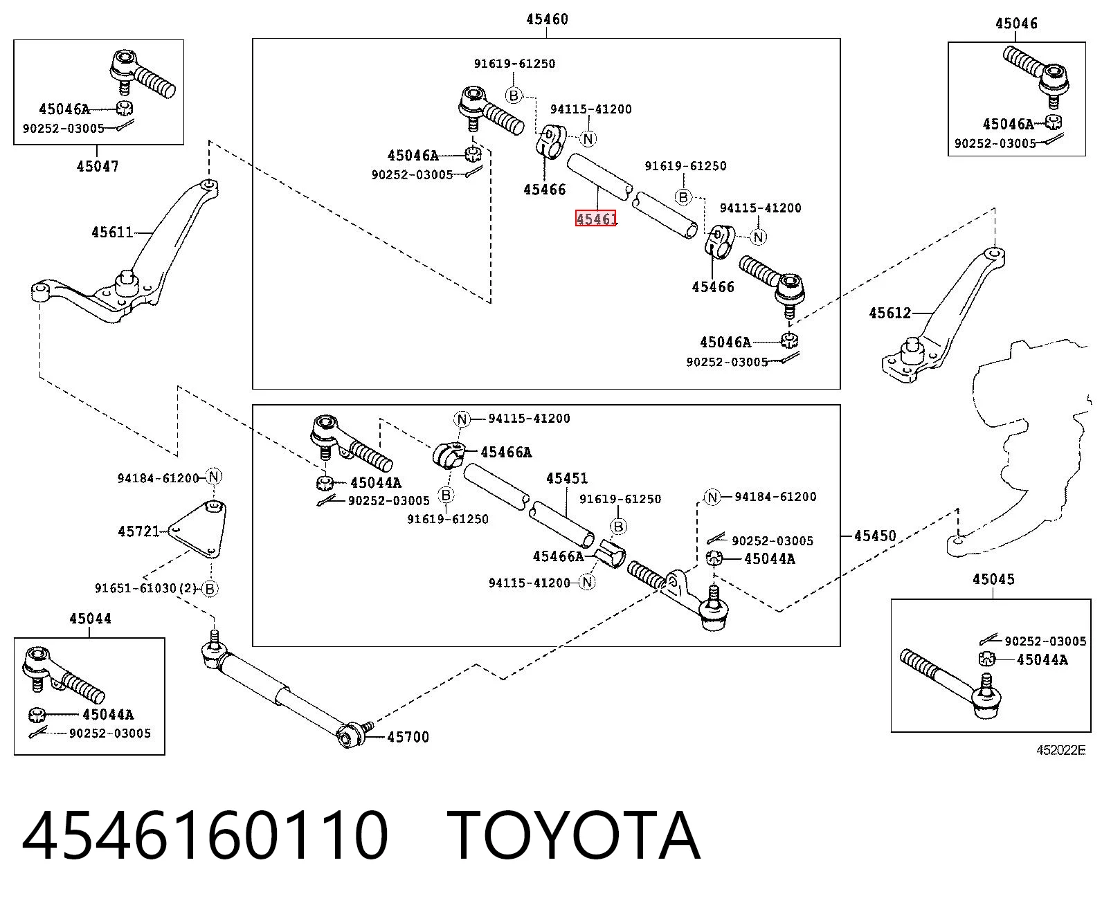 4546160110 Toyota