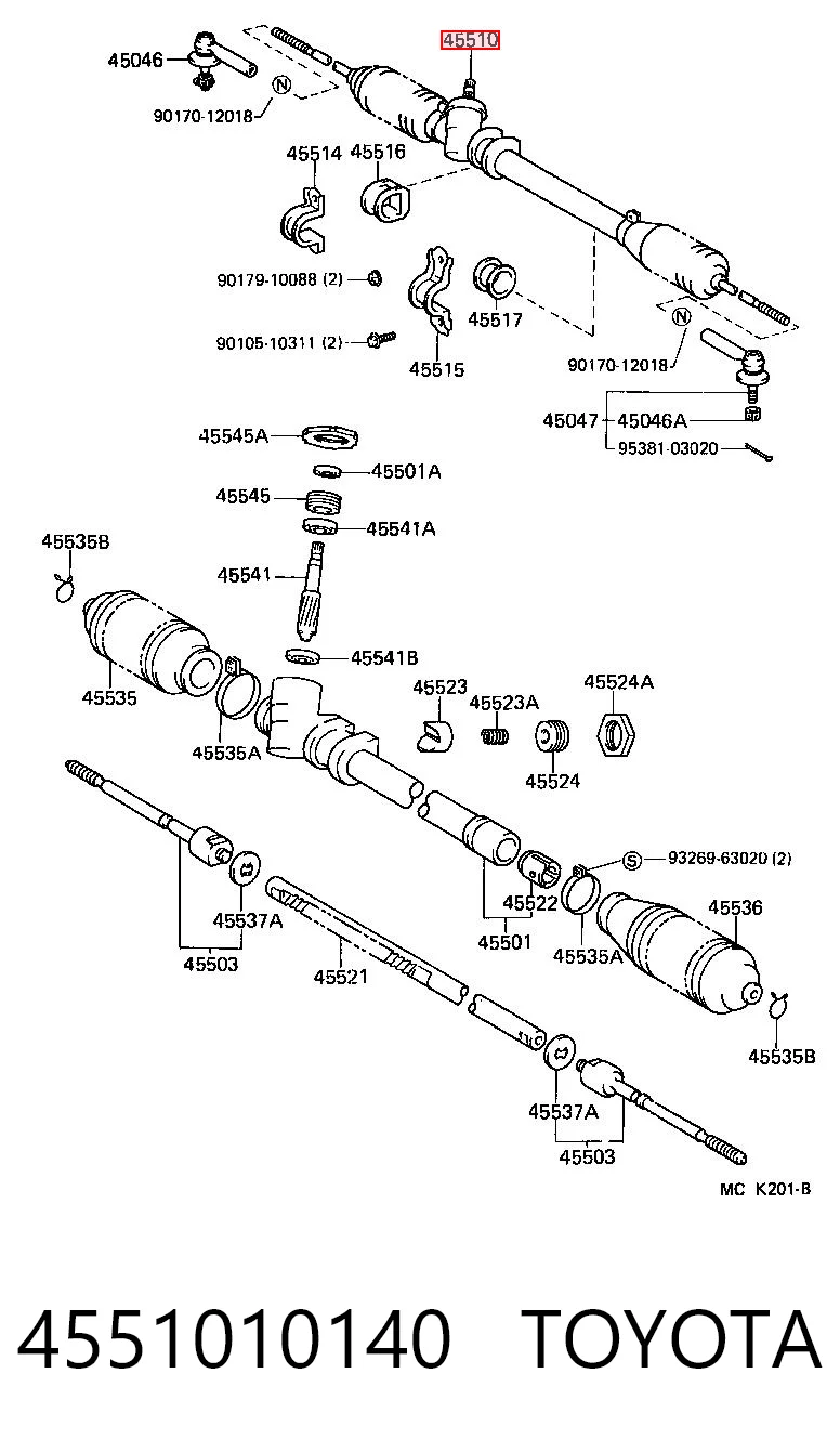 4551010140 Toyota