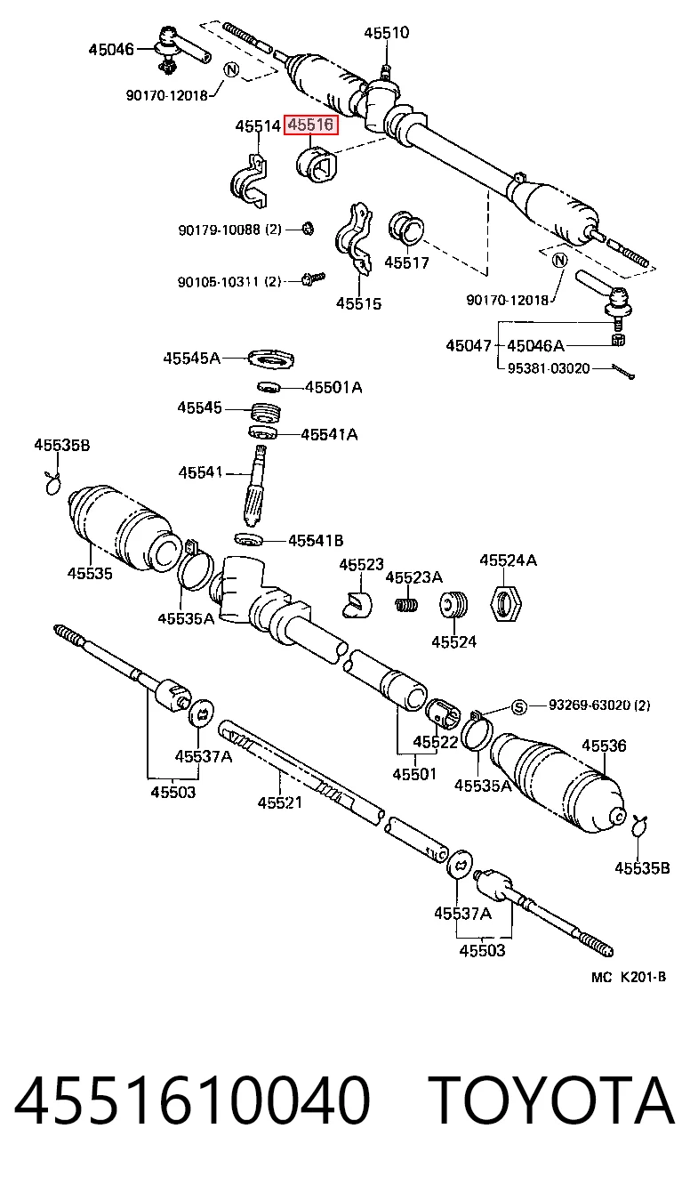 4551610040 Toyota