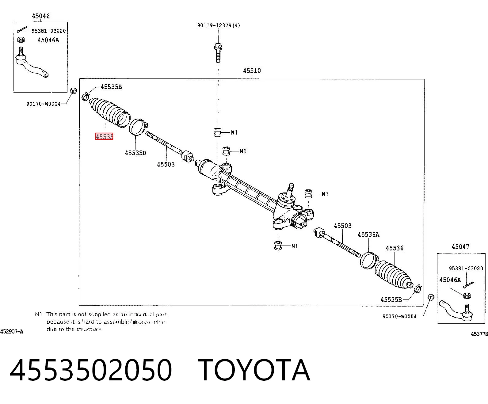 4553502050 Toyota