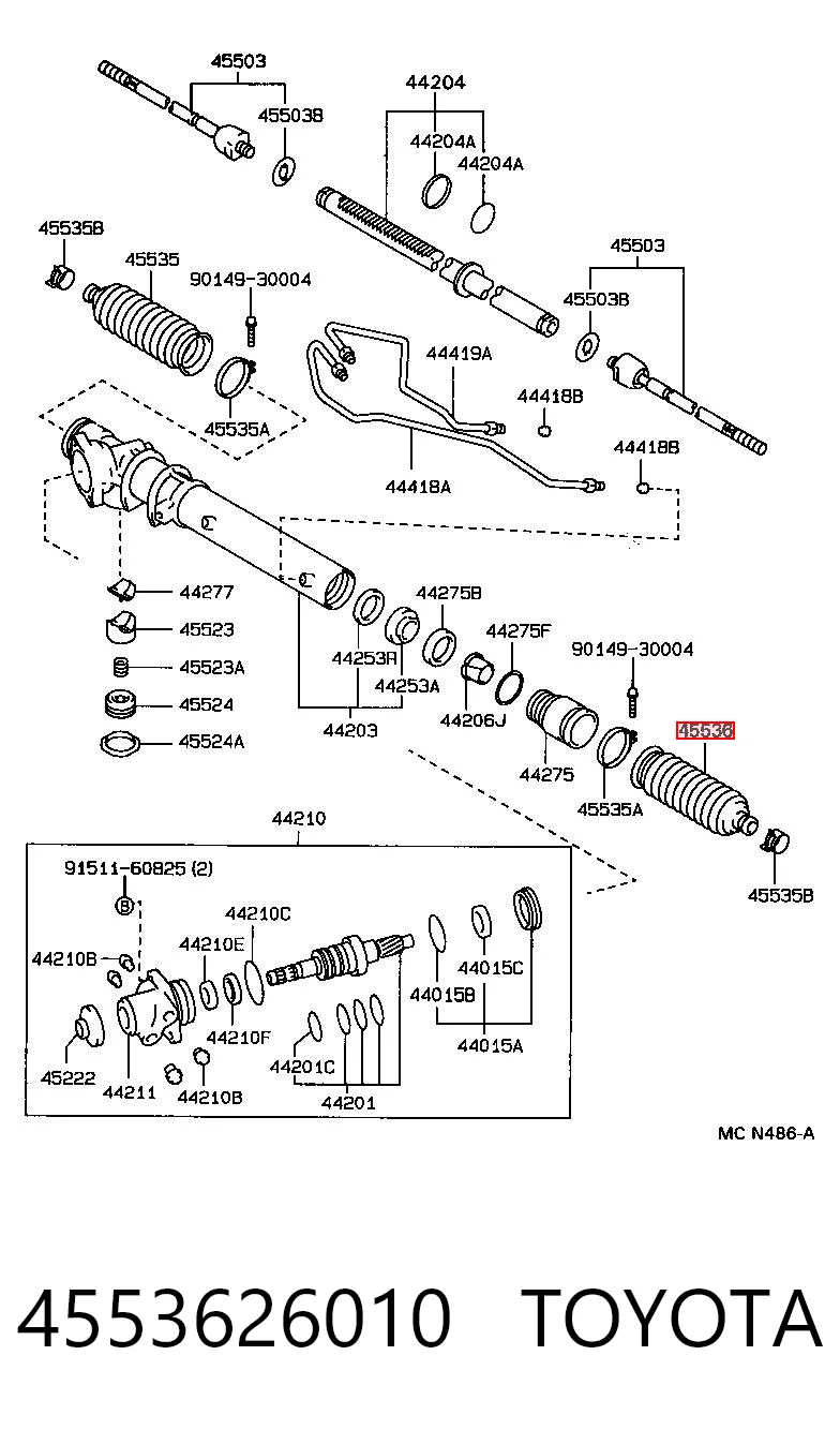RP2902 NIPPON MOTORS Пыльник рулевой тяги