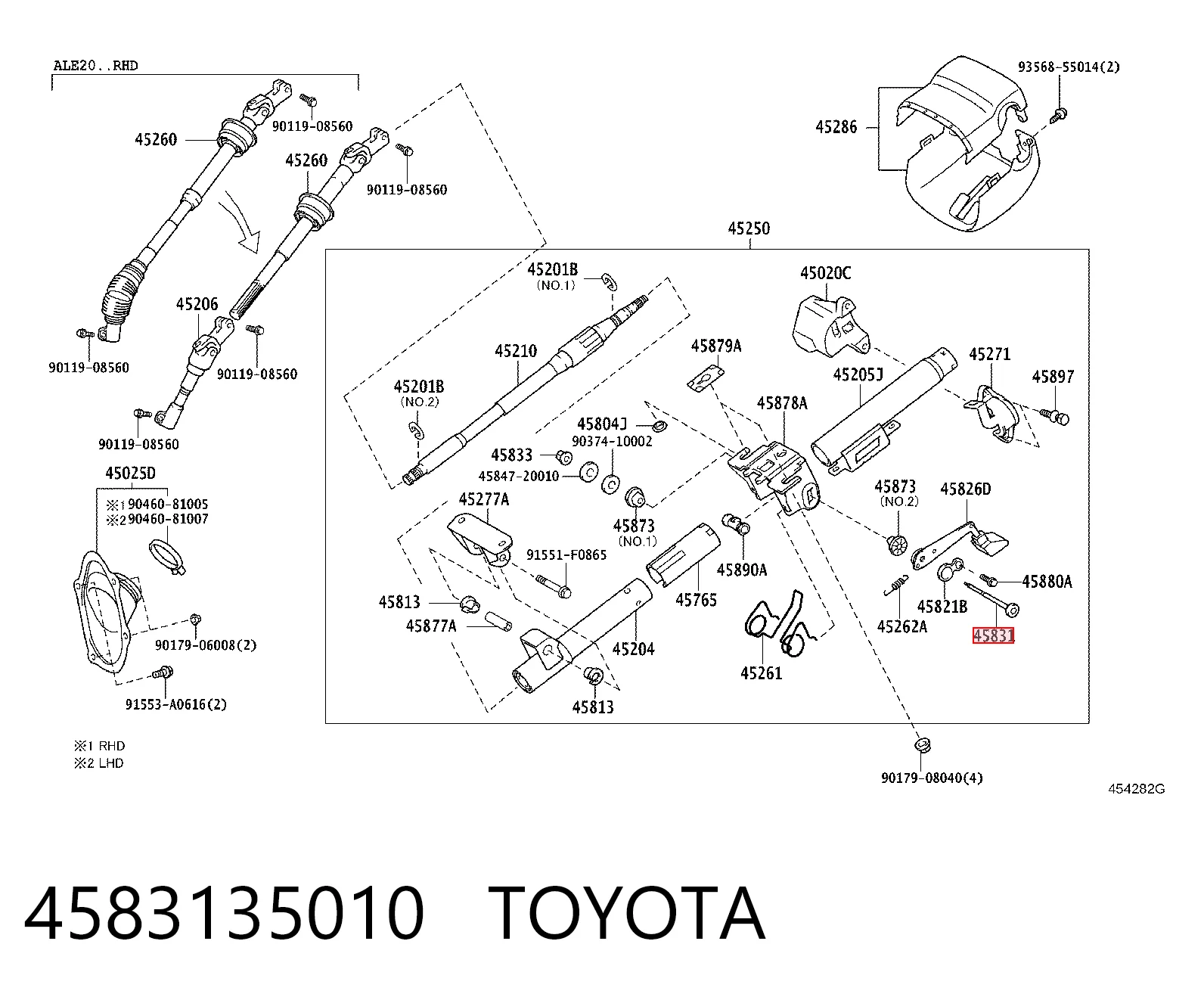 4583135010 Toyota