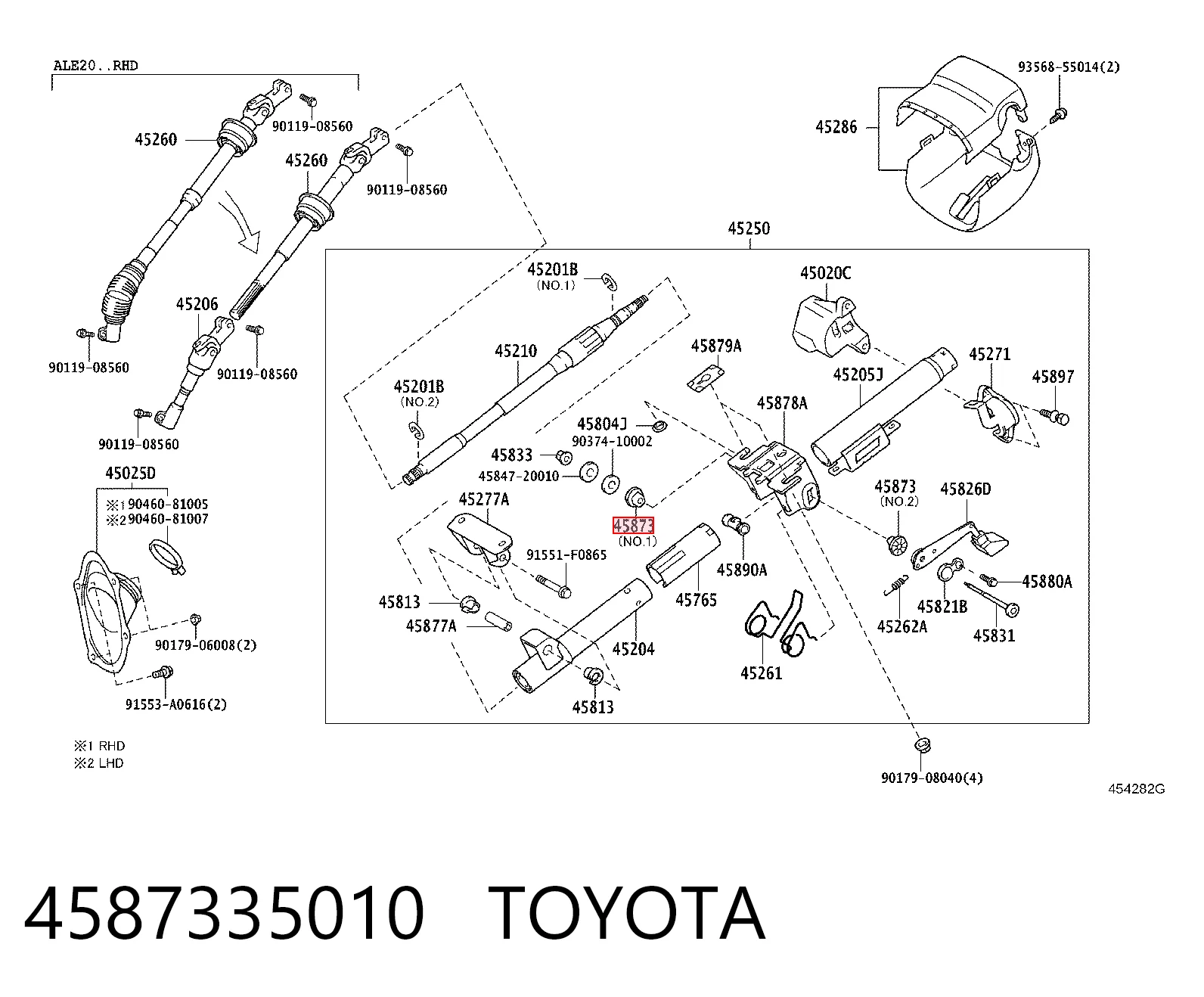 4587335010 Toyota